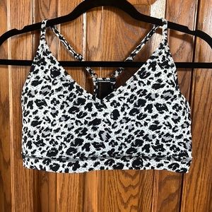 Snow Leopard Brilliant Mesh Bra
